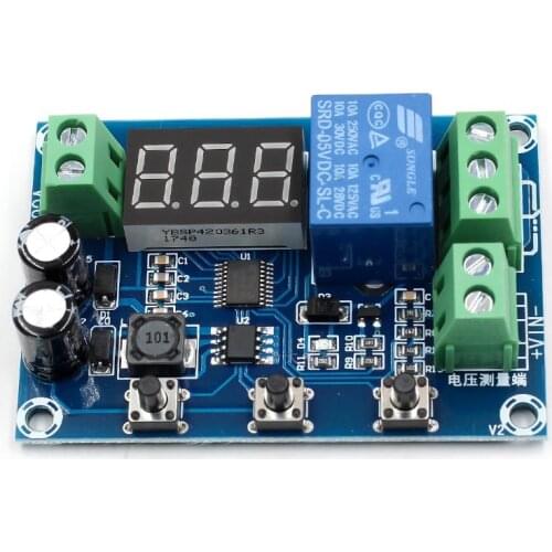 XH-M608 Battery Charge and Discharge Module Integrated Voltmeter Undervoltage Overvoltage Protection Timing Charge and Discharge