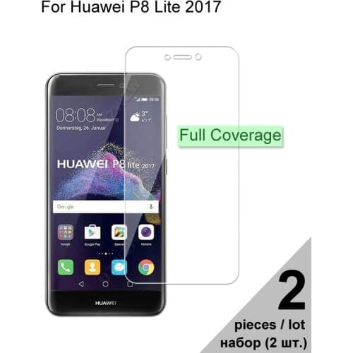 Tempered Glass For Huawei P8 Lite 2017 HD Explosion-proof Full Cover Screen Protector Protective Glass For Huawei P8 Lite 2017