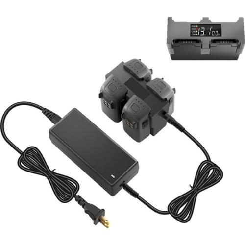 4in1 Battery Charger Hub RC Intelligent Quick Display Charging For DJI SPARK