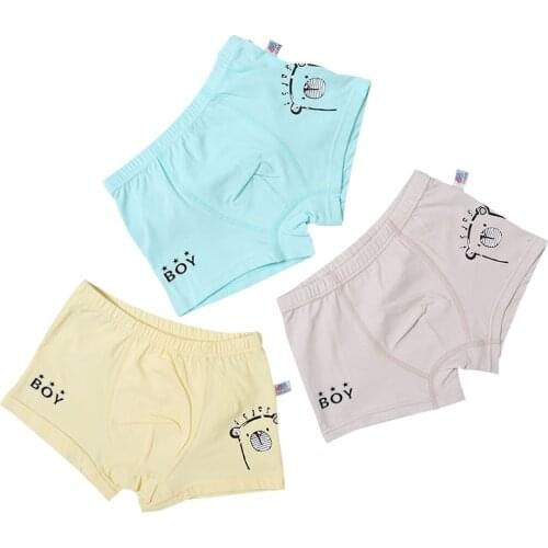 3PCS/LOT Boys Modal 2-7Y Kids Underpants Soft Baby Boys Underpants Cotton Panties For Boy Children Underwear Infantil 2019