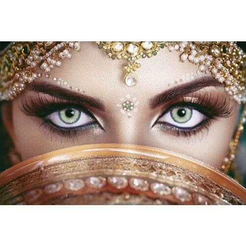 5d diy diamond Painting Oriental beauty eyes Full Drill embroidery Cross Stitch Mosaic Craft Kits Home Decor Christmas Gift