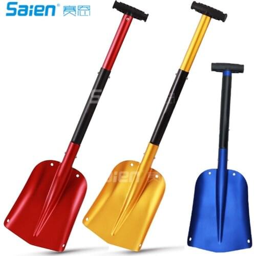 26-32 Inch Aluminum Lightweight Utility Shovel Adjustable and Collapsible Winter Snow Shovels for Car Camping Garden