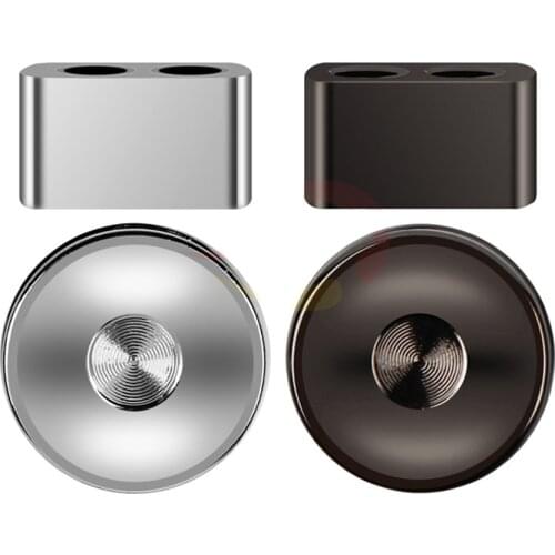 Audio Splitter Y Connector Aluminum Alloy Y Splitter Slider Earphone Plug Jack Adapter DIY 8 Core Upgrade Headset Speaker Wire