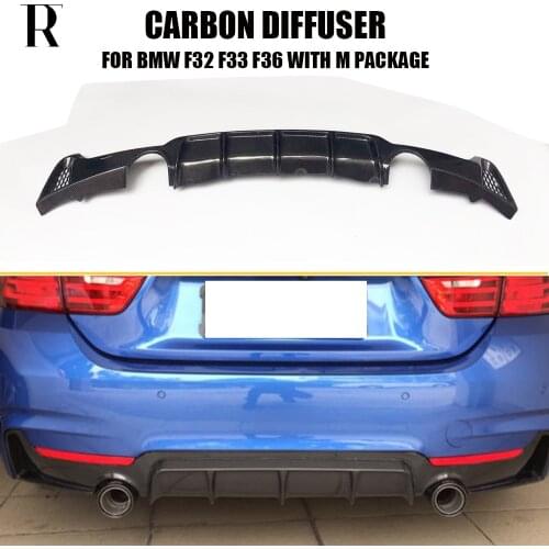 Carbon Fiber Rear Bumper Lip Diffuser Spoiler for BMW F32 F33 F36 420i 428i 435i 420d 428d 435d M-tech M-Sport 2014 - 2019