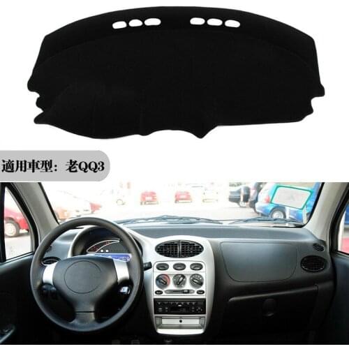 For Chery QQ A1 QQ3 QQ6 Sweet IQ MVM110 A1 08-11 Dashboard Cover Sun Shade Dash Mat Pad Carpet Car Stickers Interior Accessories
