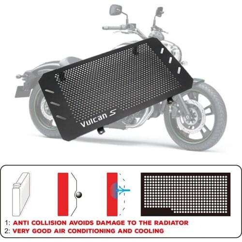 Hot sell Motorcycle accessories Engine Radiator Bezel Grille Protector Grill Guard Cover For Kawasaki VULCAN S 15-18 VULCAN 650