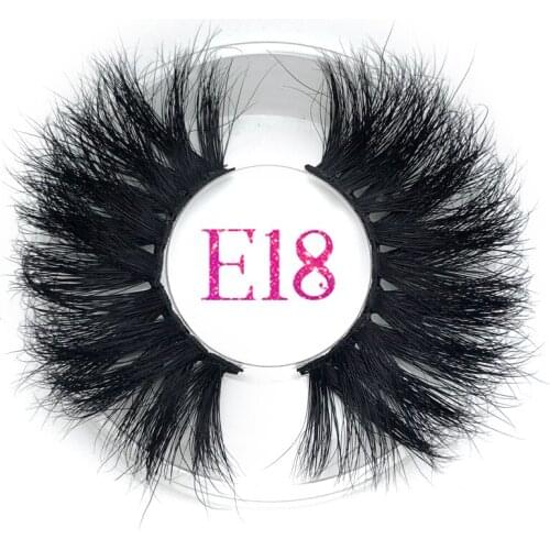 Mikiwi 25mm Fluffy False Eyelashes thick Strip Long 3D Mink Lashes Makeup Dramatic Long Mink Lashes