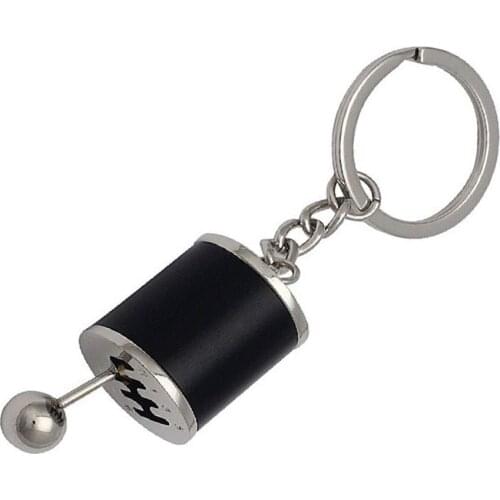 Men Car Tuning Gear Pendant Plating Metal Keychain Keyring Small Key Buckle Bag Hanging Ornaments