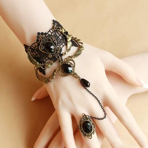 2020 New Retro Steampunk Gloves Womens Wrist Equipment Victorian Girl Bracelet Love Handguard