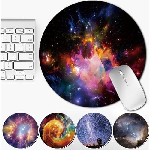 2021 New Mouse Pads Non-slip Circular Gaming Laptop Office Supplies Environmental Protection Waterproof Leather Mousepad