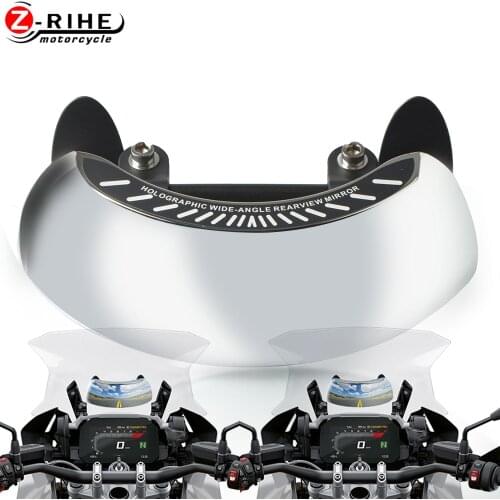 Wide Angle Rear View Mirror Safety Rearview Mirrors Panoramic Motorcycle Windshiled Windscreen Scooter Accessories Universal