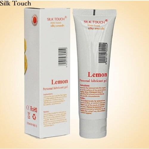 Silk Touch Women Sex Products Lemon Tastes Oral Sex Lubricants ,Mouth Lubrication Sex Oil For Anal Sex 100ml*2pcs=200ml