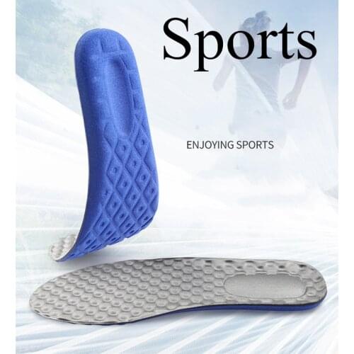 Running Sports Insoles For Shoes Men Women Sweat Shock Absorption Deodorization Breathable Basketball Cushion Insole Shoe Pad