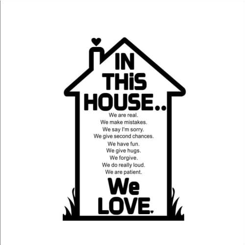 Warm Words Quote E-co Friendly Wall Stickers House Interior Decoration Waterproof Wall Decals Living Room Art Decor Decal ZB296