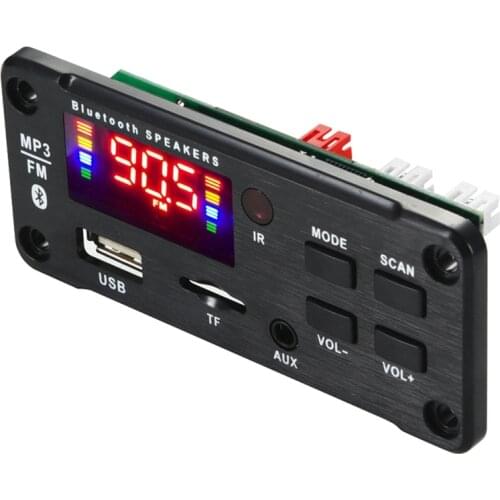 JABS Amplifier 25Wx2 12V Mp3 Decoder Board Audio Module Bluetooth 5.0 Wireless Music Car Mp3 Player with Bluetooth