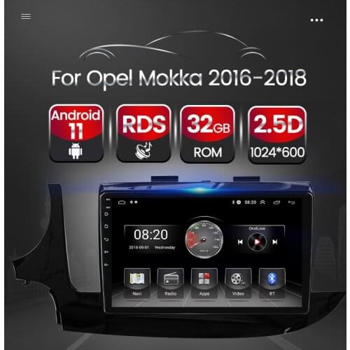 Yelloberry Android 11 2din Car Multimedia Radio Player For OPEL MOKKA 2016 2017 2018 SWC WIFI Camera GPS Navigation