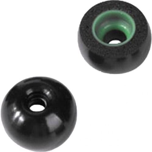 1Pair Earphone Tips Wireless Noise Reduce Memory Foam Black Ear Buds Tips for Jabra-Elite65T for Sony-WF-1000XM3