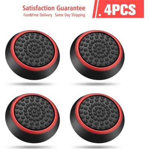 4PCS/10PCS Controller Thumb Stick Grip Joystick Cap Cover Slim Silicone Analog For PS3/ / One Series Wii U/Nunchuk
