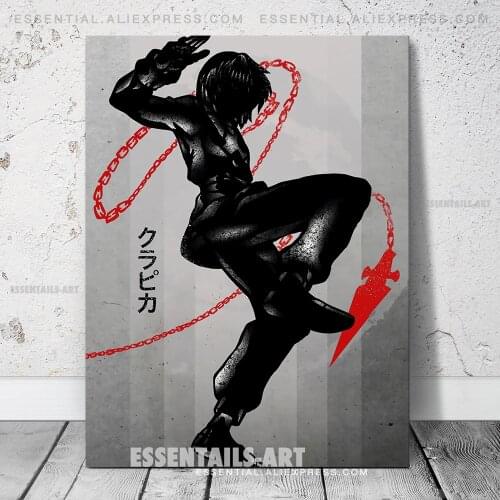 Kurapika Hunter HxH Anime Poster Canvas Wall Art Painting Decor Pictures Bedroom Study Living Room Home Decoration Prints
