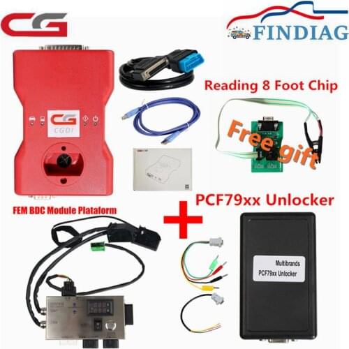 CG-DI Supports CAS1-CAS4+ No Need Activation CGDI MSV80 For BMW Gearbox Security Maintenance Programming Free Gift 8 Foot Chip