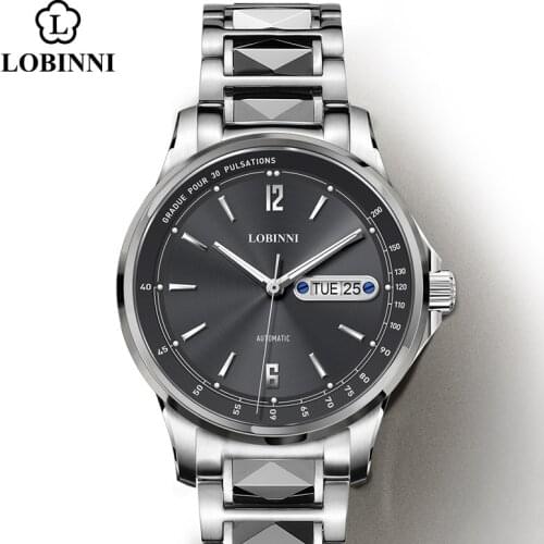 Switzerland Mechanical Men Watch Top Luxury Brand Waterproof saat erkek Business Male Wristwatch Stainless Steel Sapphire 명품시계