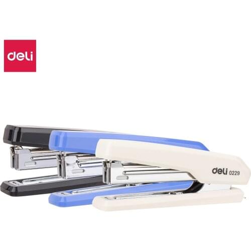 Deli Stapler desk set 10 # staples durable paper stapling fashion color school supplies stationery office accessories 0229F 0229