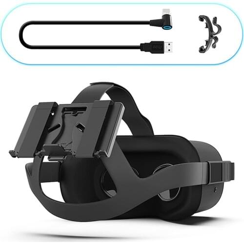 Powerbank Fixing Back Clip Bracket Stand Mount Battery Holder with/without USB Cable for Oculus Quest 1 VR Headset Accessories