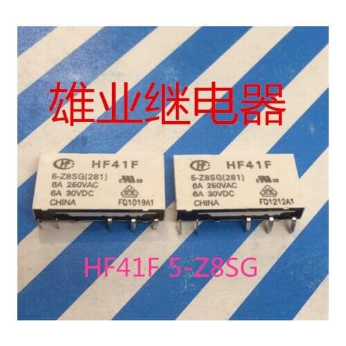 HF41F 5-Z8SG 5V 5VDC 5PIN 6A 5PIN