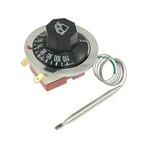 Oven 30-110 Celsius NC Rotary Knob Temperature Control Capillary Thermostat