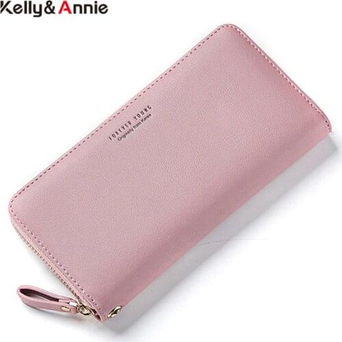 Brand Wristband Women Long Clutch Wallet Large Capacity Wallets Female Purse Ladies Purses Phone Pocket Card Holder Carteras NEW