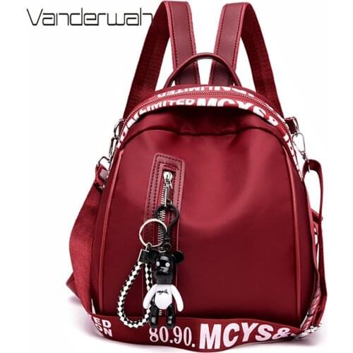 Fashion Backpack Women High Quality Oxford Shoulder Backpacks for School Teenagers Girls Multifunction Ladies Travel Backpack