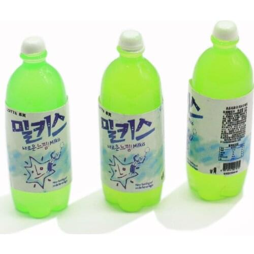 Factory New Arrive 11*31MM Korea 3D Drink Bottle Resin Ornaments Figurines Crafts Desk Ornament Miniatures DIY Toys