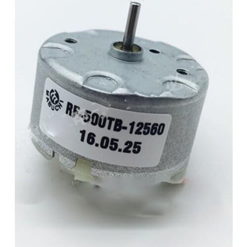 The new RF-500TB-12560 motor DC 6V 12V 24V geared motor is suitable for smart electric valve air freshener alarm bell mixer
