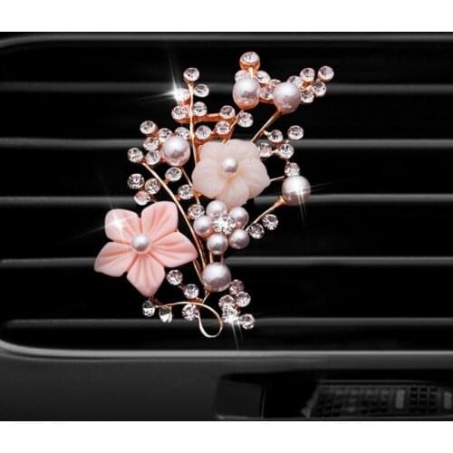 Plum blossom Style car air freshener perfume bottle diffuser in the car auto Air conditioner outlet vent air Perfume clip