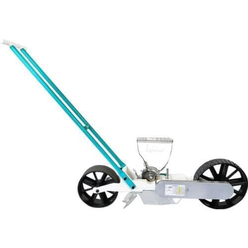 Manual agricultural vegetable bulldozer single row hand push small precision planter multifunctional single row planter