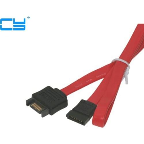 SATA 7pin Male to Female M/F SATA II Hard Drive Red Data Extension Cable 50 cm