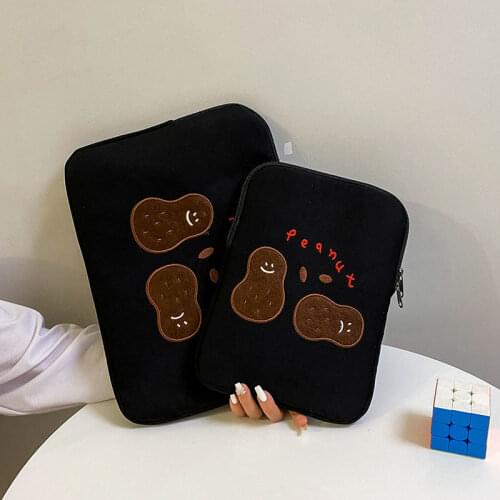 Ipad bag 11inch cute women pro11 air4 10.9 air3 10.5 air1/2 9.7 10.8 10.4 10.1 surface go tablet sleeve 13 inch laptop bag