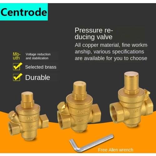 Water pressure reducing valve water pipe pressure reducing valve 1/2IN 3/4IN 1IN net water heater home regulator valve thickened