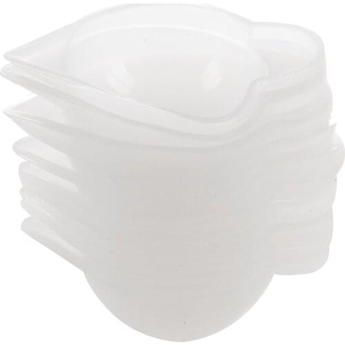 10Pcs Silicone Mold Cup Dispenser Diy Epoxy Resin For Jewelry Making Tool Color Modulation Diy Mold Accessory