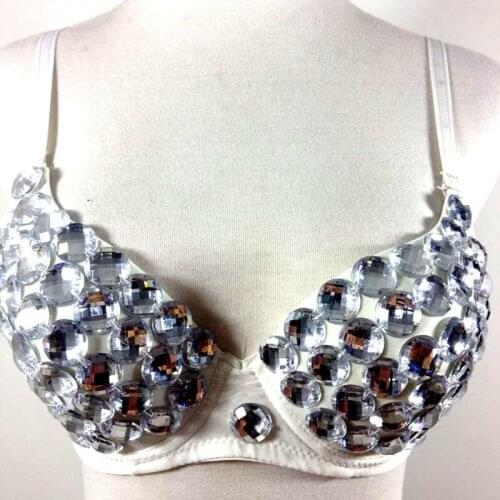 2018 New Female Singer Sexy Costume DS Rhinestone Bra Dancer Show Performance Party Nightclub Costume