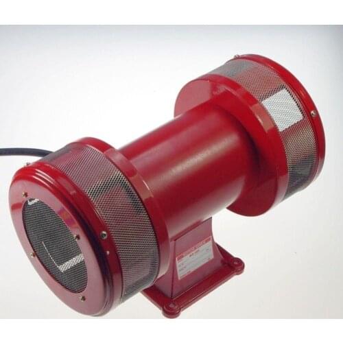 AC110V 1.9A 120db Motor Driven Air Raid Siren Metal Horn Industry Boat Alarm