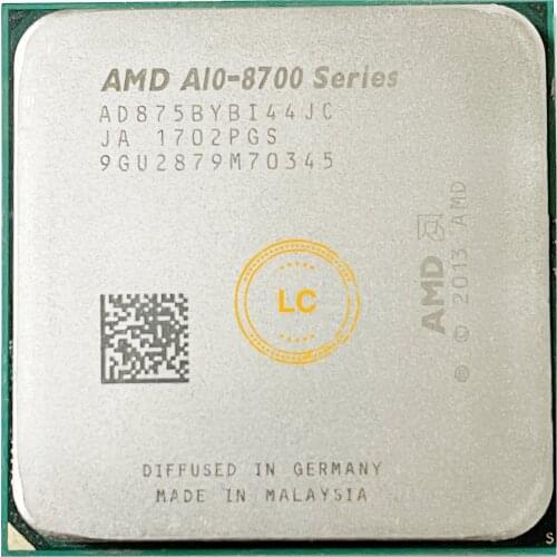 AMD A10-Series PRO A10-8750B A10 8750 3.6G 65W AD8750YBI44JC/AD875BYBI44JC Socket FM2
