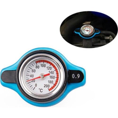 Car Accessory Thermost Radiator Cap COVER + Water Temp Gauge 0.9BAR or 1.1BAR or 1.3 BAR Cover for Cars