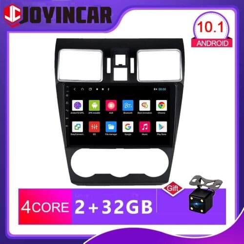JOYINCAR 2 Din 9" 2.5D Car Android 9.1 Auto Radio Multimedia Player 2G+32G Quad Core For Subaru WRX 2013-2015 GPS Navigation