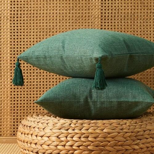 Super Soft Velvet Cushion Cover Solid Color Pillow Cover Throw Pillowcases for Sofa Chair Seat Decorative Pillows Multi