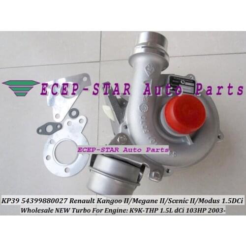 Free Ship BV39 54399880027 54399700027 54399880002 Turbo For Renault Kangoo 2 Megane 2 Scenic 2 Modus K9K K9K-THP 1.5L dCi 103HP