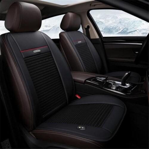 Car Seat Cover Summer Multi - Function Colding Pad With 3 Fans Auto Front Seat Protector Interior Accessories Ventilated Cushion