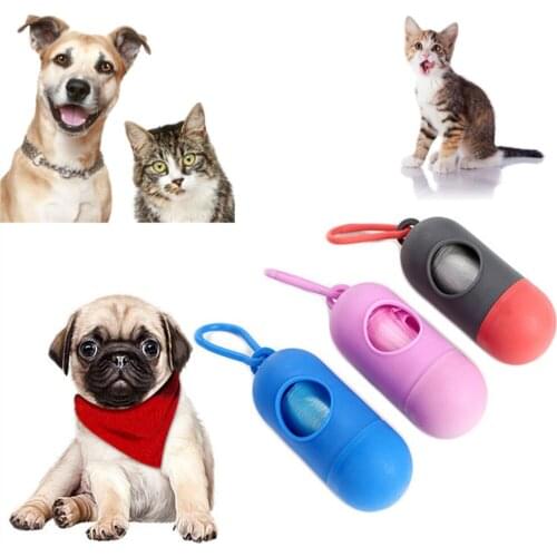 Pet Waste Bag Dispenser Safe Non-toxic Portable Puppy Garbage Bags Outdoor Garbage Poop Bag Dispenser Cleaning Supplies