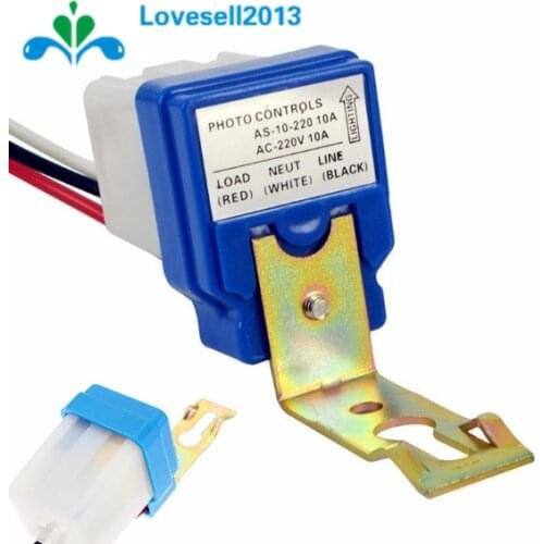 Automatic Auto On Off Street Light Switch Photo Control Sensor Switches AC 220V 10A