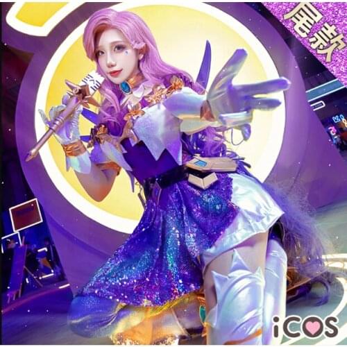 Game LOL pre-sale Seraphine star singer Seraphine KDA cosplay costume female